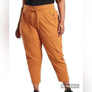 Athleta NWT Women’s‎ Trekkie North Joggers Cattail Brown Size 24
